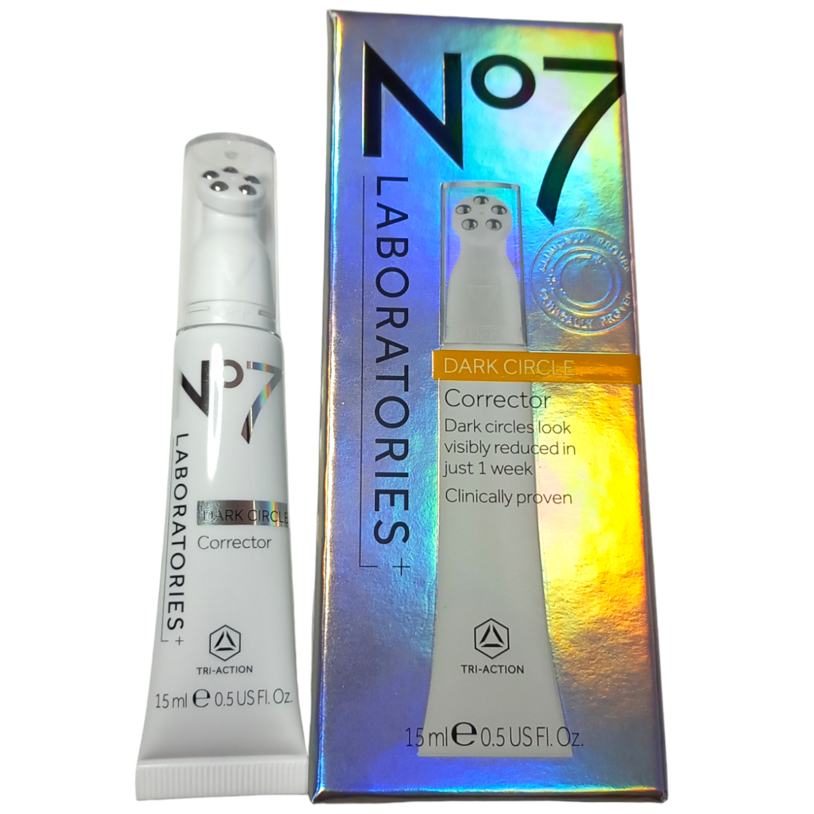 No7 Labs Dark Circle Corrector Medium/Dark Sheer Face Makeup Cosmetics - Image 4