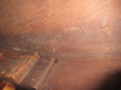 YES A 48" WIDE LARGE ANTIQUE AMERICAN FEDERAL INLAID CHERRY CARD TABLE RARE SIZE - Picture 11 of 17