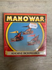 warhammer Man O War Khorne Ironsharks Box Sealed NOS OOP Rare