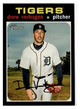 2020 Topps Heritage #227 Drew VerHagen