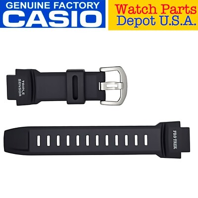 Watch Band Casio Pro Trek Prg 260 Genuine Casio 10412702 Watch