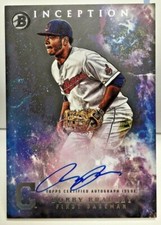 Bobby Bradley 2016 Bowman Inception Prospect on-card Autograph Auto - INDIANS