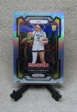 KAMILLA CARDOSO 2024 WNBA Monopoly LIGHT BLUE PRIZMS Rookie Card Serial #115/199