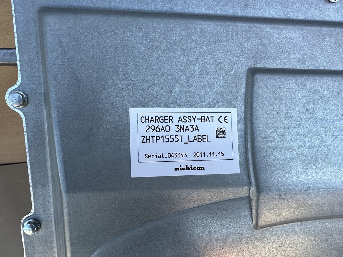 2011-2012 Nissan Leaf EV On Board Charger Charging Unit 296A03NA3A