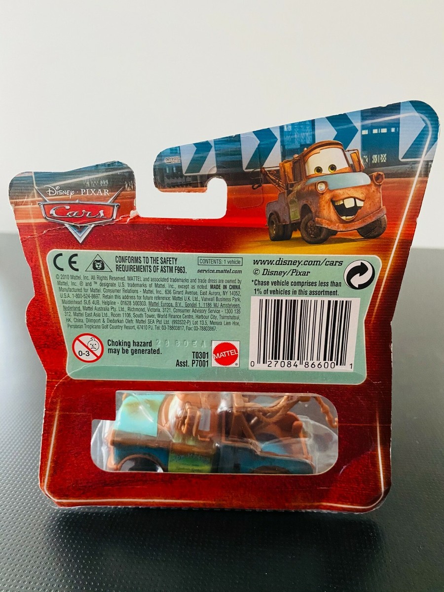 Disney Cars Lenticular Eyes Series 2 Mater with Hood Diecast Car