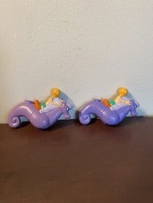 burger king kids meal lot of 2 mermaid toy squirter.