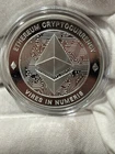 ETHEREUM Cryptocurrency Pure .999 Silver Round Coin in capsule FREE SHIPPING