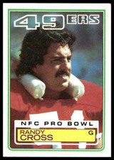 1983 Topps #165 Randy Cross San Francisco 49ers