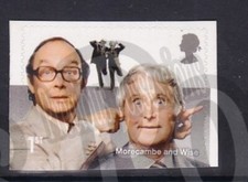 GB SG 3708 MNH MINT EX BOOKLET STAMP 2015 S/A COMEDY GREATS MORCAMBE CUT SQUARE