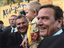 Alexander Kwasniewski autograph, President of Poland 1995-2005, photo signed