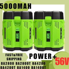 5.0Ah Battery For EGO 56V BA2800T 56Volt Tool BA1400 POWER Lithium Ion BA2240