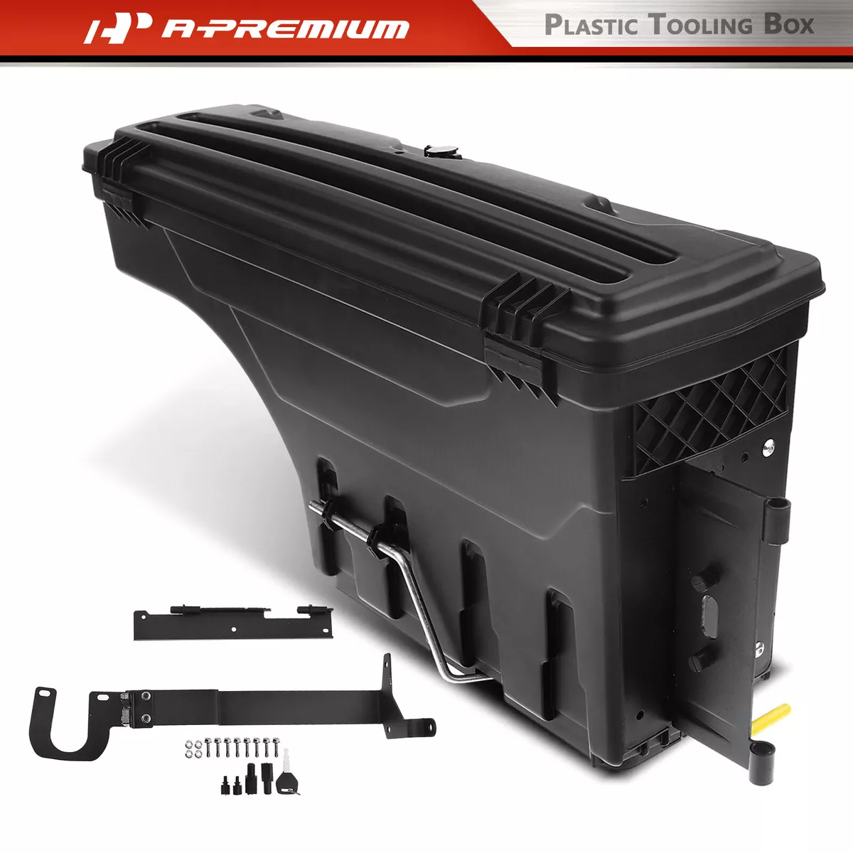 1x Rear Left Driver Truck Bed Storage Box Toolbox for Ford Ranger 2019 2021 Cab