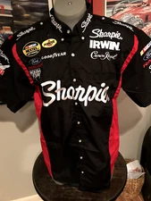 Kurt Busch Authentic Vintage NASCAR Embroidered Crew Shirts