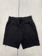 Wonder Nation Black Drawstring Sweat Shorts Boys Size Medium