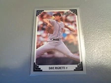 1991 Leaf Dave Righetti Baseball Cards #301