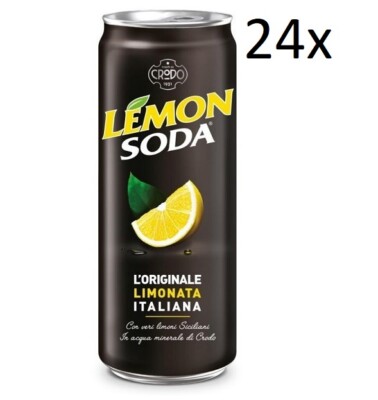 24x Dose Lemonsoda 330ml Campari Group Lemon soda Zitrone italienisch Limonata