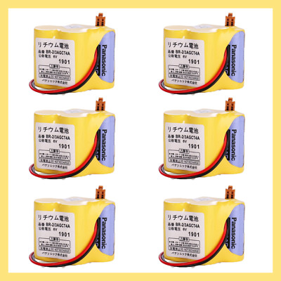 6 Stücke BR-2/3AGCT4A 6V 4400mAh PLC Akku für Fanuc System A98L-0031-0025