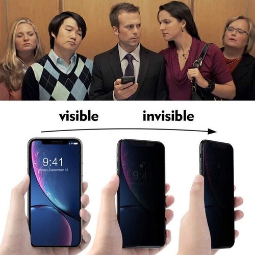 Anti Peeping Spy Hydrogel Screen Protector For iPhone 13 12 11 X XR Max 7/8 Plus - Picture 3 of 12