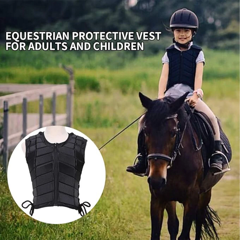 Unisex Equestrian Vest Horse Riding Training Waistcoat Body Protector Safety
