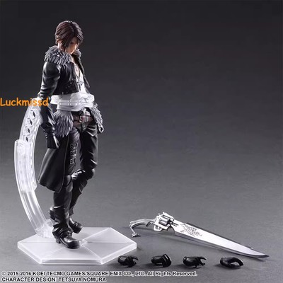New Final Fantasy VIII FF8 Squall Action Figure Play Arts Kai No Box