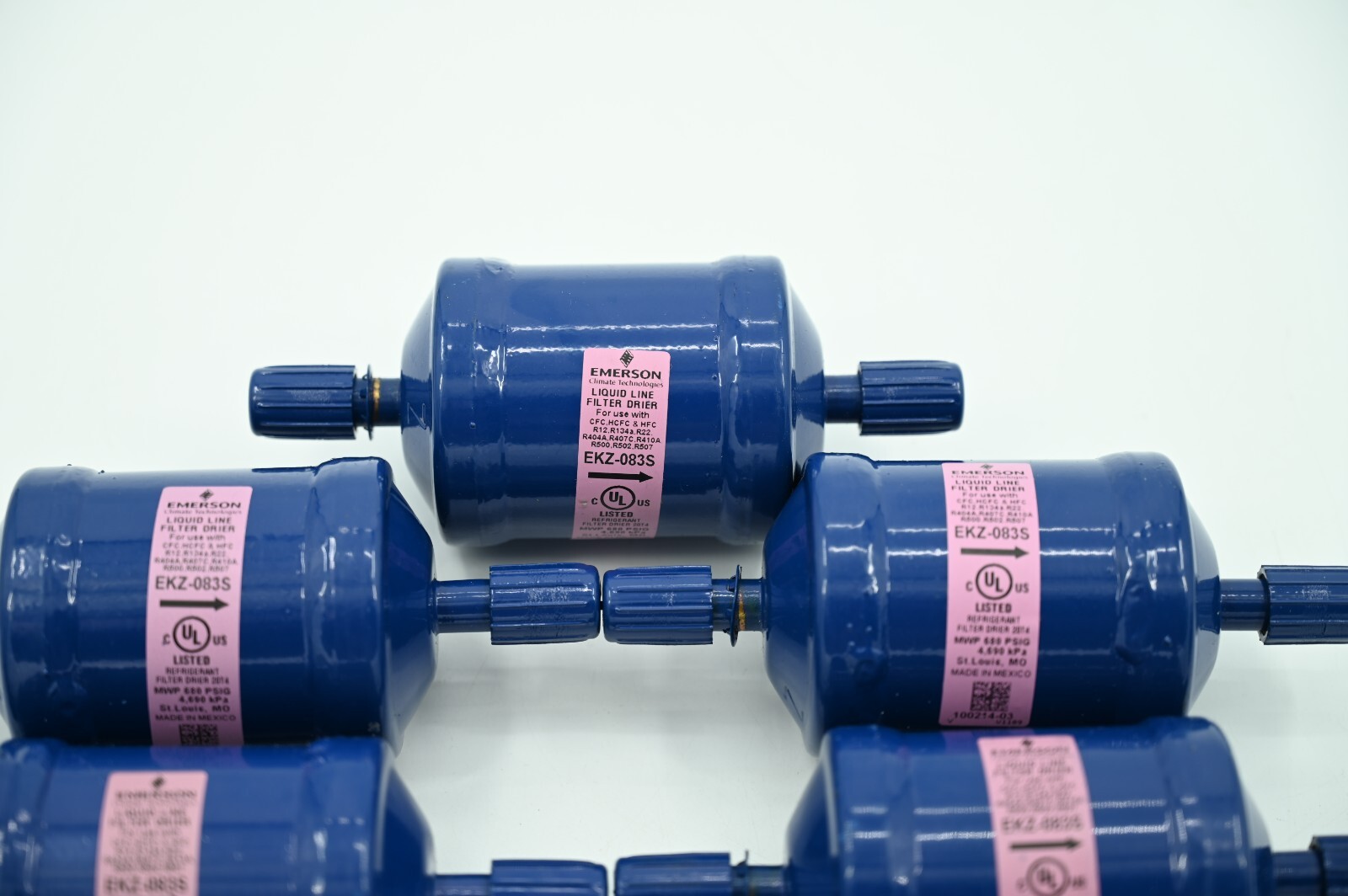 Lot of (5) Emerson Liquid Line Filter Drier Model EKZ083S eBay