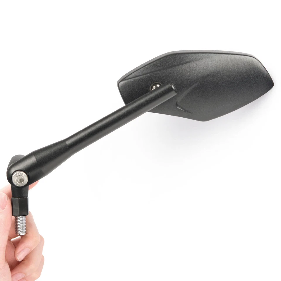 KiWAV Black Mirrors Medusa Aluminum 10mm for Suzuki GT380 V-Strom DL650 DL1000 - Image 2 of 4