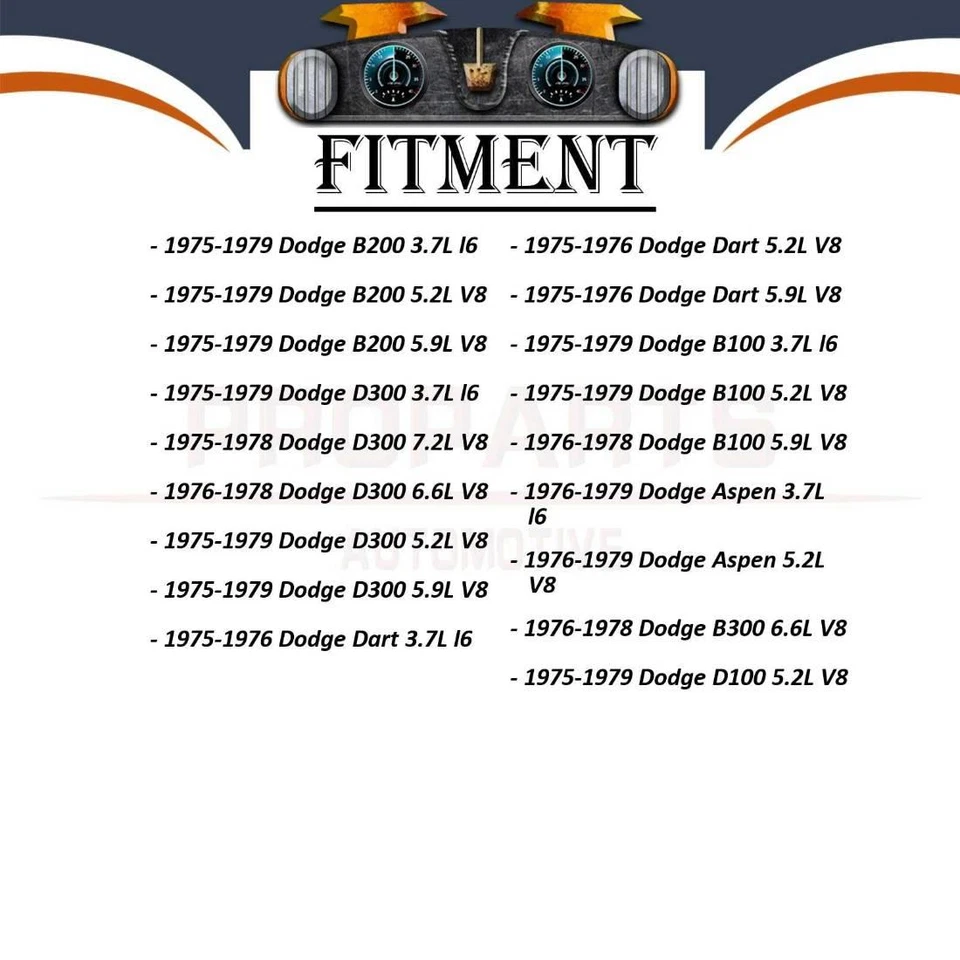 1 个动力转向泵 适用于 1975 1976 1977 1978 道奇摩纳哥 5.2L — 第 2/4 张图片