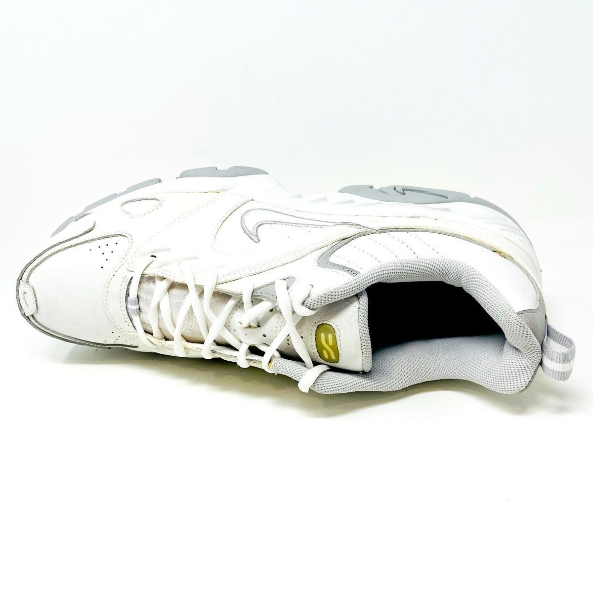 Nike T Light II Leather White Grey VINTAGE Mens Size 14 Sneakers 307705 111 s-l1200.jpg main image 3