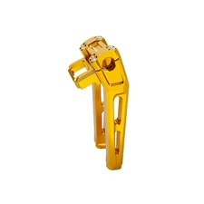 Gold Pullback Handlebar Risers 1"clamping area for Harely Dyna Fat Bob FXDB FXDL