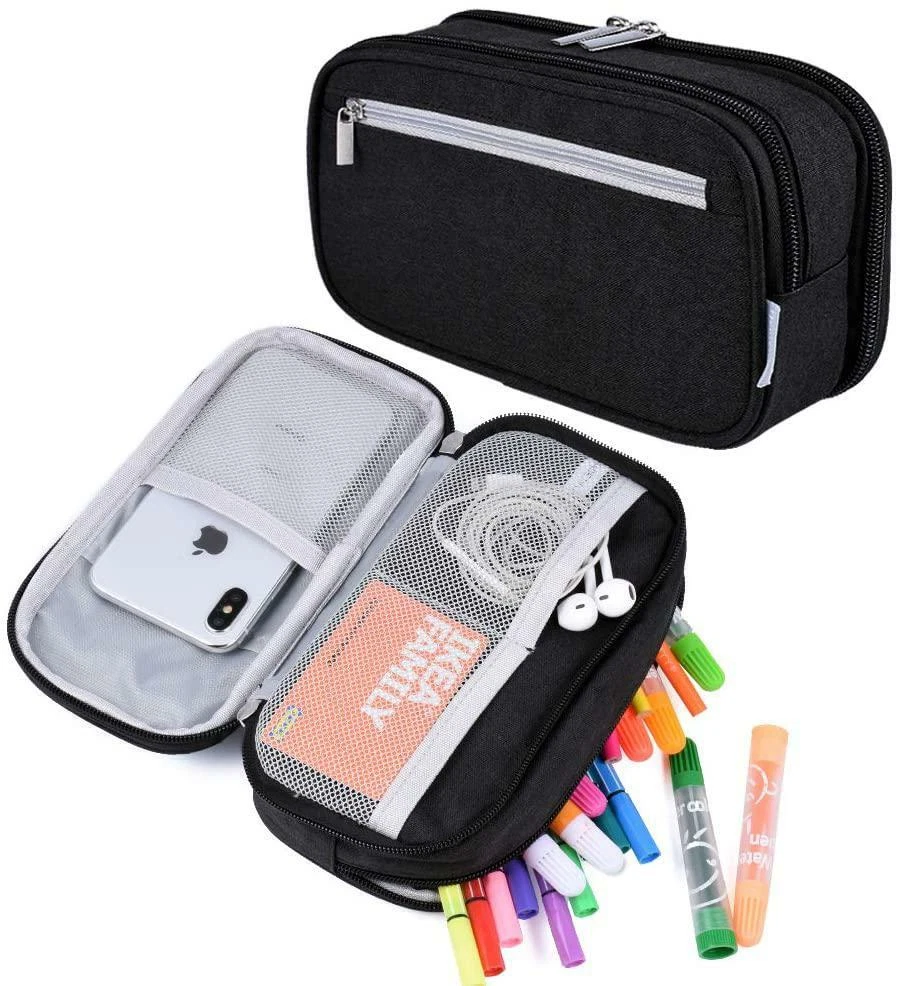 Pencil Case Big Capacity Storage Pen Case Pencil Bag Pouch Pen Pencil Marker  Sta