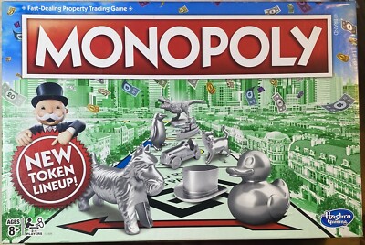 2016 Monopoly With New Token Lineup 100% Complete 