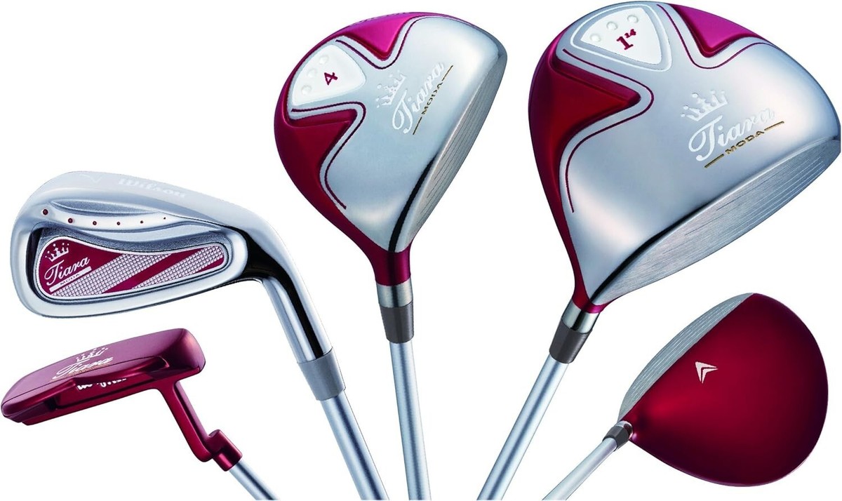 Wilson Women's Club Set TIARA MODA 6-Piece Set 1w,4w,7i,9i Wilson Women's Club Set TIARA MODA 6-Piece Set 1w,4w,7i,9i