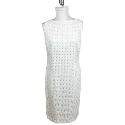 white sweetheart dress short Jane Summers Isabella Backless Short White Rehearsal Dinner and Wedding Dress 2 / White with Blush Pink Ribbon , female , adult