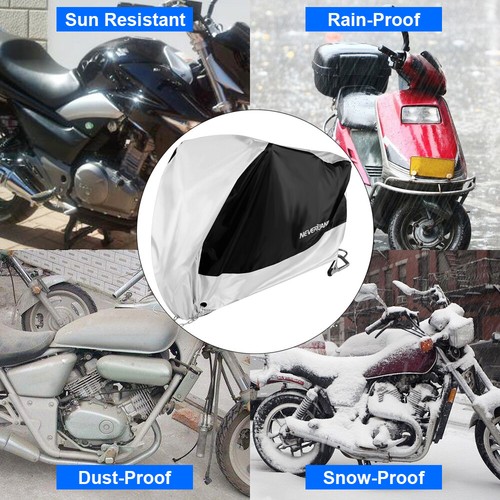 5 Sizes Motorbike Cover Bike Waterproof Outdoor Rain Dust UV Sun Scooter Protect - 第 63/131 張圖片