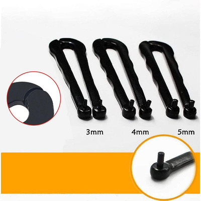3PCS Universal Black Finish Steel Adjustable Face Spanner Wrench Pin Pliers F...