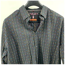 Luciano Visconti Signature Series Shirt Men's 3XL Colorful Geometric Limited Ed.