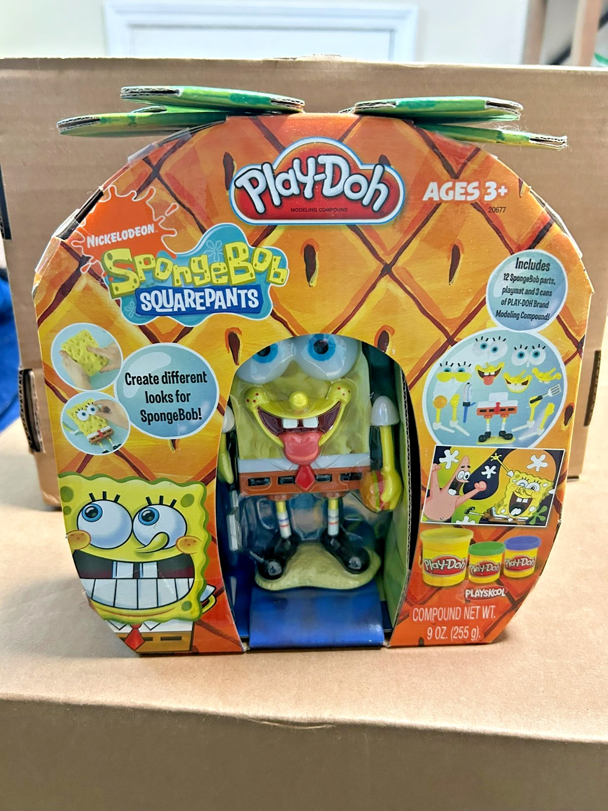 NEW SEALED 2008 SpongeBob Squarepants Play Doh Set Nickelodeon