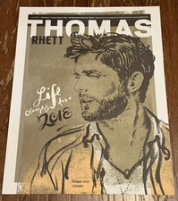 Thomas Rhett 2018 Poster Verizon Arena 10/11/18 Rare Arkansas Little Rock