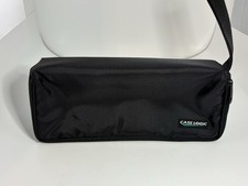 Case Logic 15 Cassette Tape Holder Carry Case Black Hard Shell Vintage