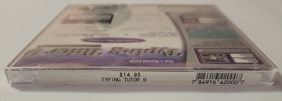 NEW Typing Tutor 9 Platinum Edition (PC & MAC, 1998) Learn VTG Software SEALED - Image 3 of 3