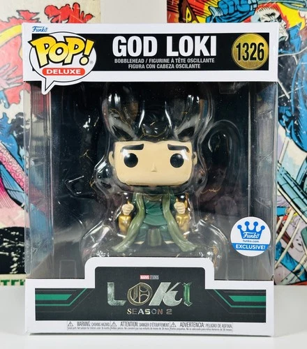 Funko Pop Deluxe God Loki #1326 Marvel Loki Season 2 Funko Shop Exclusive Sealed