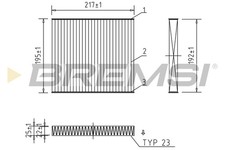 Filtre d'habitacle Jeep COMPASS