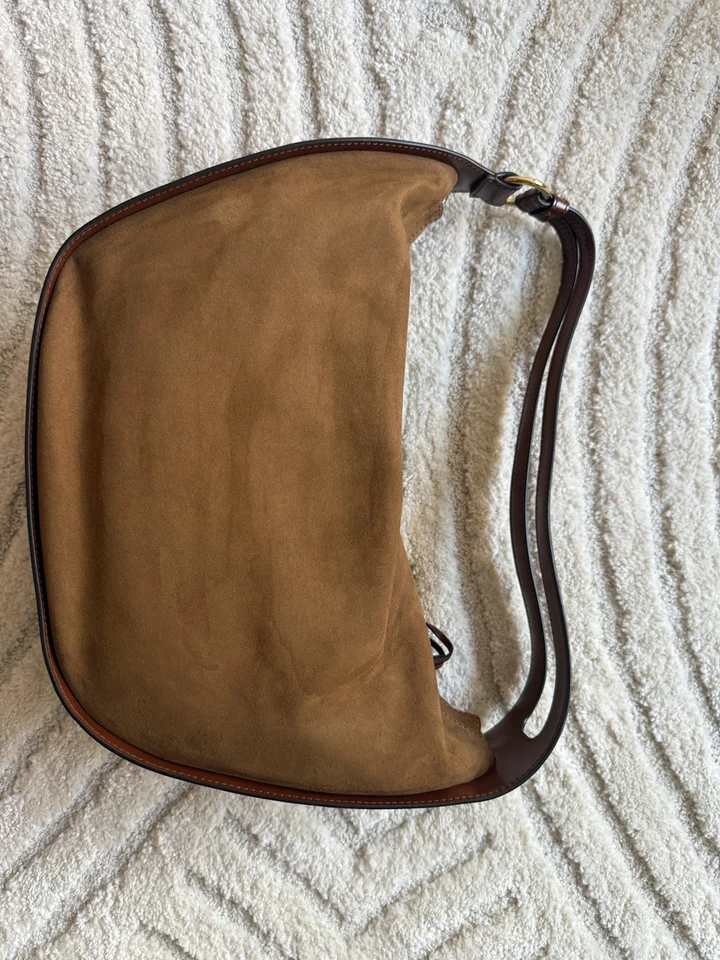 Stella McCartney коричневый Hobo наплечная сумка в веганской коже - Изображение 4 из 4