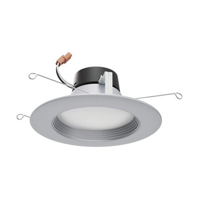 Satco S11836 ColorQuick LED Downlight Retrofit, 5-6 Inches, Brushed Nickel