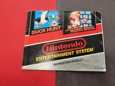 Super Mario Bros. / Duck Hunt Nintendo NES Manual Only  Instruction Booklet