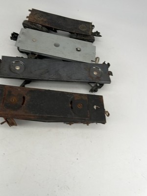 O Gauge Chassis Frames w/ Trucks Wheels Parts Lot of 4 For Parts/Repair
