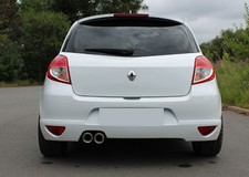 FOX Sportauspuff Renault Clio 3 GT, Bj. 2009-2013, 1.6l, Endrohr 2x90mm re/li FOX Sportauspuff Renault Clio 3 GT, Bj. 2009-2013, 1.6l, Endrohr 2x90mm re/li