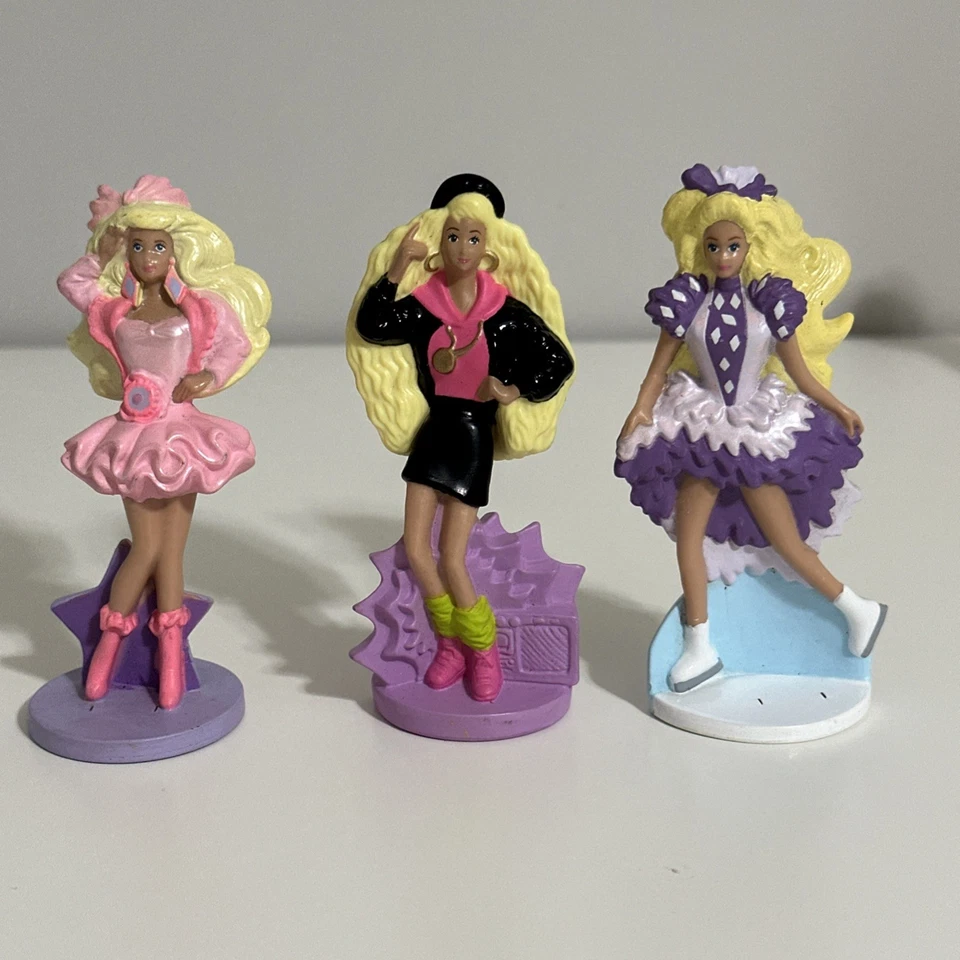 Винтажные игрушки Barbie Happy Meal 90-е McDonald's смешанный лот из 7 1991 и 1992 годов - Изображение 3 из 4