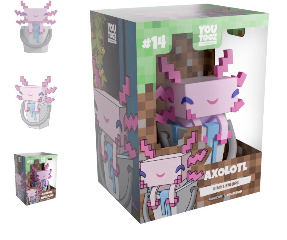 ゲームキャラクター YOU TOOZ VINYL FIGURE AXOLOTL YouTooz * Minecraft-Axolotl * Vinyl Figure * New | eBay