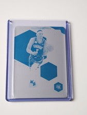 Panini Mosaic 2020 Darius Bazley Thunder Cyan Printing Plate NBA 1/1